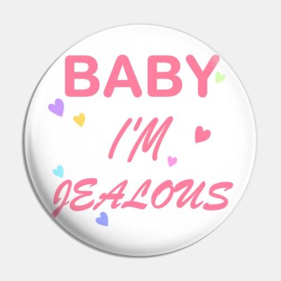 Baby Im Jealous With Hearts Pin Official Doja Cat Merch