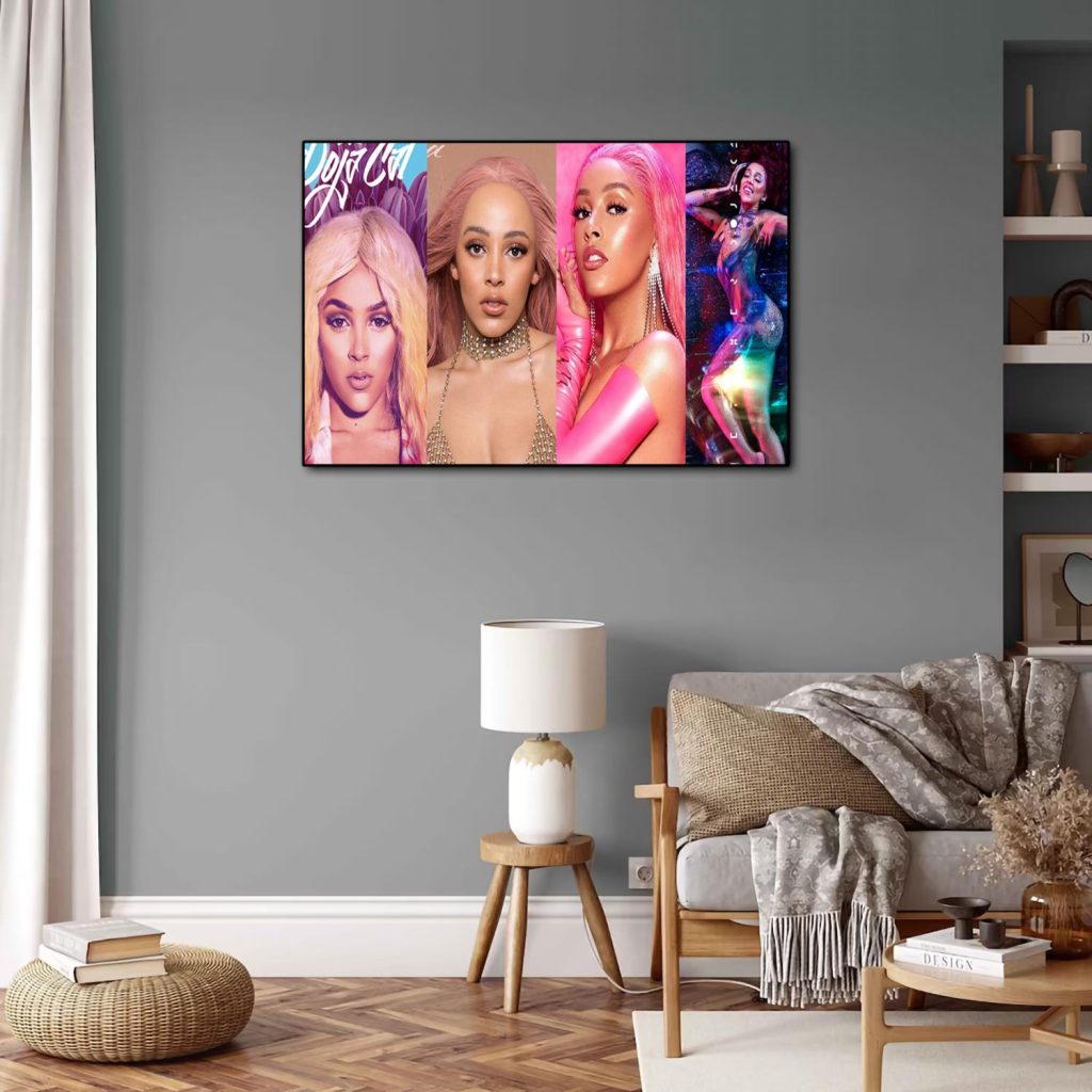 doja cat Poster Decorative Painting Canvas Poster Gift Wall Art Living Room Posters Bedroom Painting 7 - Doja Cat Shop