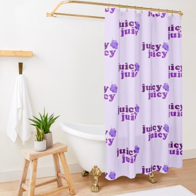 Juicy Juicy (Grape) Doja Cat Shower Curtain Official Doja Cat Merch