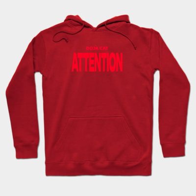 Attention Hoodie Official Cow Anime Merch