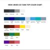 tank top color chart - Doja Cat Shop